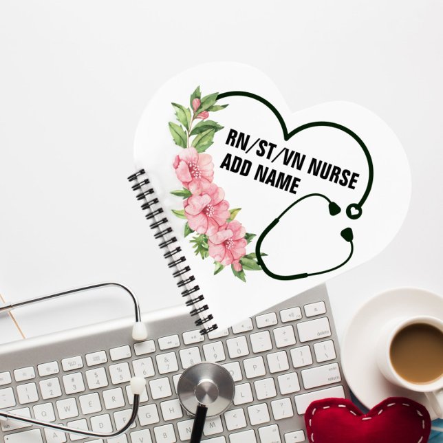 Personalised Student-Registered-Veteran Nurse Name Notebook (Creator Uploaded)