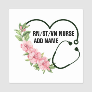 Personalised Student-Registered-Veteran Nurse Name Tag