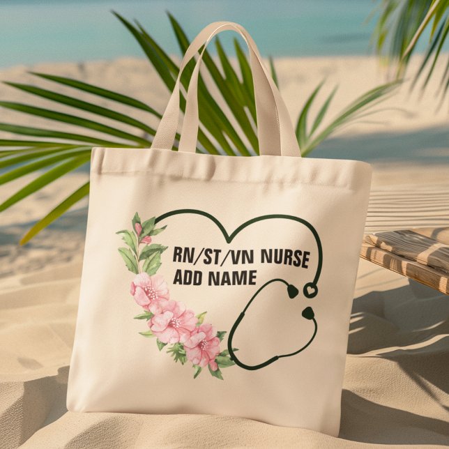 Personalised Student/Registered/Veteran Nurse Name Tote Bag (Creator Uploaded)
