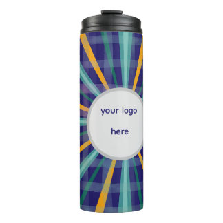 personalised stunning blue Thermal Tumbler
