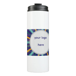 personalised stunning blue Thermal Tumbler