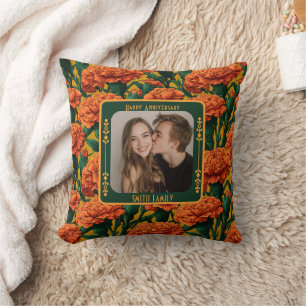 Personalised Stylish 10Th Anniversary Throw Pillow