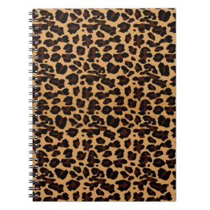 Personalised Stylish Chic Animal Leopard Print Notebook