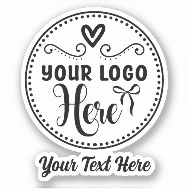 Personalised Stylish Logo Modern Custom Brand  (Front)