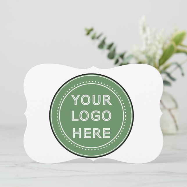 Personalised, stylish, modern & minimal card (Standing Front)