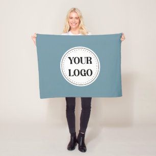 Personalised, stylish, modern & minimal fleece blanket