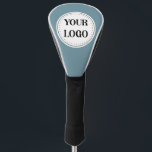 Personalised, stylish, modern & minimal golf head cover<br><div class="desc">This design is useable by all. The text,  colours,  logo,  and images may all be added,  changed,  or resized as needed. Many thanks.</div>