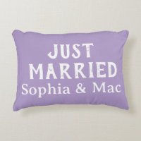 Personalised Stylish Modern Minimal Just Married 