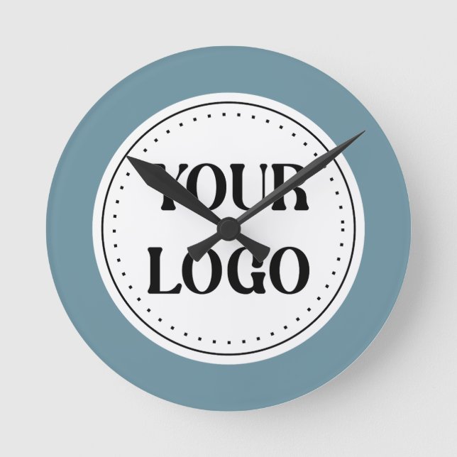 Personalised, stylish, modern & minimal round clock (Front)