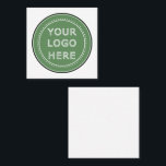 Personalised, stylish, modern & minimal square business card<br><div class="desc">This design is useable by all. The text,  colours,  logo,  and images may all be added,  changed,  or resized as needed. Many thanks.</div>