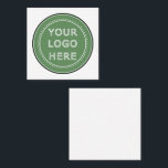 Personalised, stylish, modern & minimal square business card<br><div class="desc">This design is useable by all. The text,  colours,  logo,  and images may all be added,  changed,  or resized as needed. Many thanks.</div>