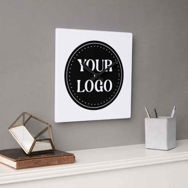 Personalised, stylish, modern & minimal square wall clock (Office)