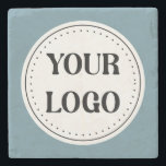 Personalised, stylish, modern & minimal stone coaster<br><div class="desc">This design is useable by all. The text,  colours,  logo,  and images may all be added,  changed,  or resized as needed. Many thanks.</div>