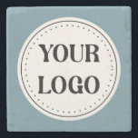 Personalised, stylish, modern & minimal stone coaster<br><div class="desc">This design is useable by all. The text,  colours,  logo,  and images may all be added,  changed,  or resized as needed. Many thanks.</div>