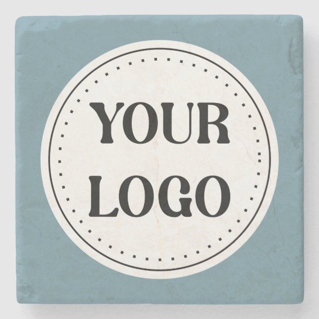 Personalised, stylish, modern & minimal stone coaster (Front)