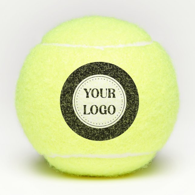 Personalised, stylish, modern & minimal tennis balls (Front)