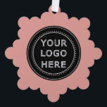 Personalised, stylish, modern & minimal tree decoration card<br><div class="desc">This design is useable by all. The text,  colours,  logo,  and images may all be added,  changed,  or resized as needed. Many thanks.</div>