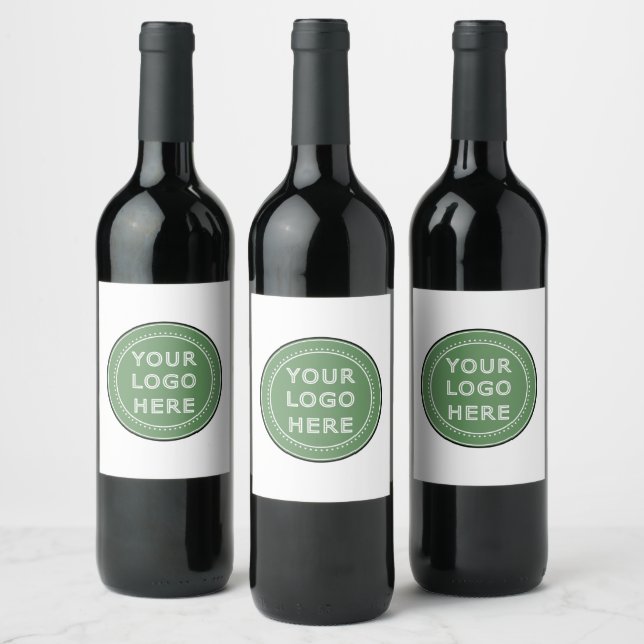 Personalised, stylish, modern & minimal wine label (Bottles)