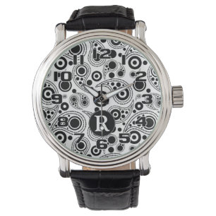 Personalised stylish paisley style watch