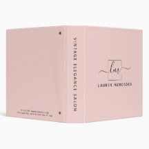 Personalised Stylist Modern Portfolio Binder