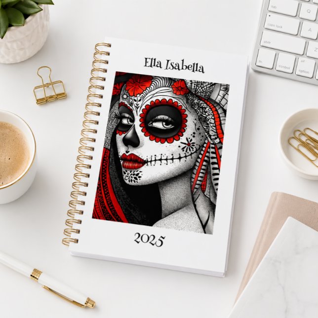 Personalised Sugar Skull La Catrina Planner (Creator Uploaded)