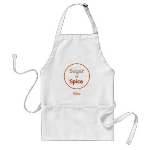Personalised Sugar & Spice Paprika Chilli Sugar Standard Apron