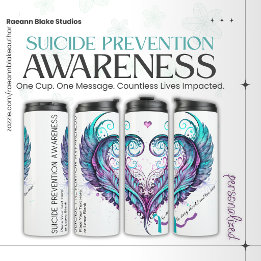 Personalised Suicide Prevention Awareness  Thermal Tumbler