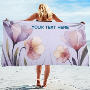 Personalised Summer & Beach Essentials Towel