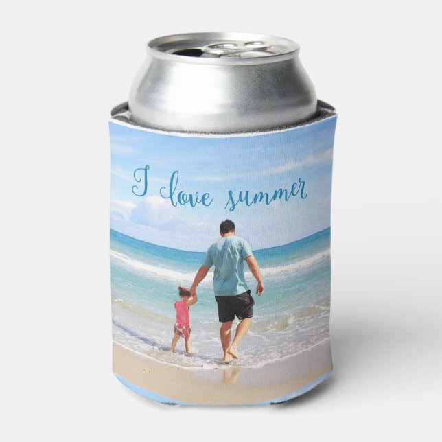 Personalised Summer Can Cooler Add Photo (Can Front)