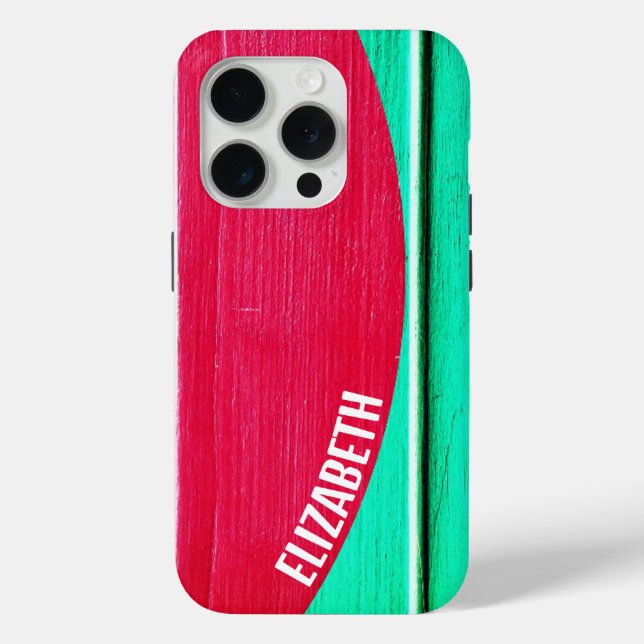 Personalised Summer Deck Floor Boards Case-Mate iPhone Case (Back)