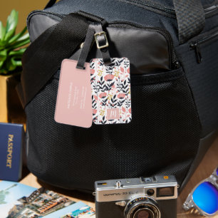 Personalised Summer Floral Luggage Tag