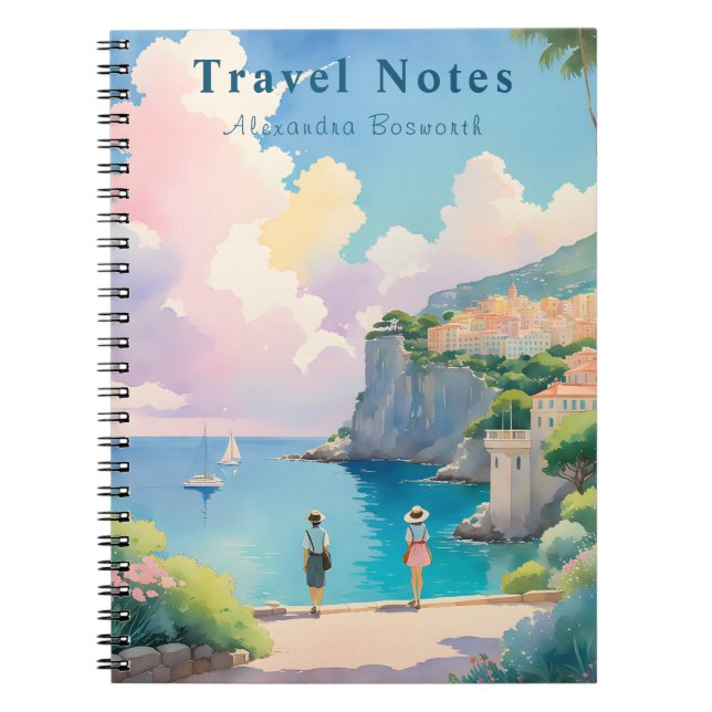 Personalised Summer in France Travel Notebook - (Front)