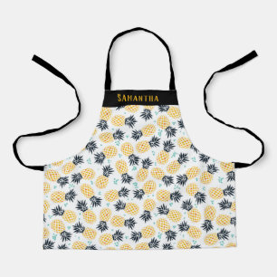 Personalised Summer Pineapple Pattern Apron