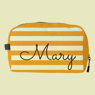 Personalised Summer Stripes Cosmetic Bag