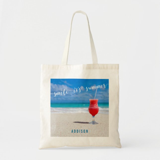 Personalised Summer Tote Bags (Front)