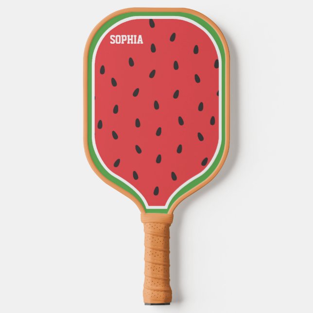 Personalised Summer Watermelon Pickleball Paddle (Front)