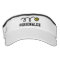 Personalised sun visor cap for tennis player coach