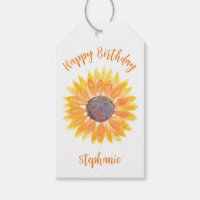 Personalised Sunflower Birthday