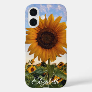 Personalised Sunflower Bloom - Nature Inspired iPhone 16 Case