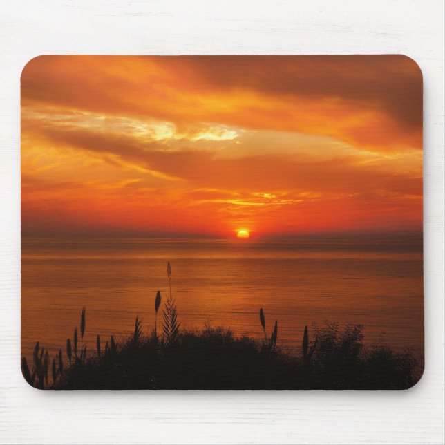 Personalised Sunset Beach Mouse Mat (Front)