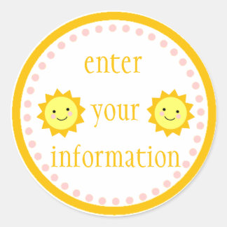 Personalised Sunshine Sticker