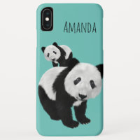 Personalised Super Cute Pandas - Changeable Colo