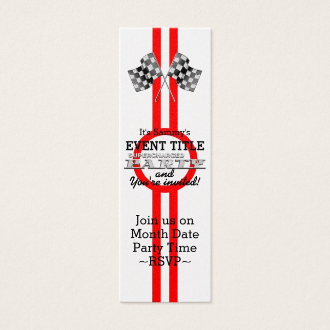 Personalised Supercharged Performance Party (Front)