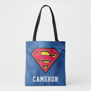 Personalised Superman S-Shield   Classic Logo Tote Bag