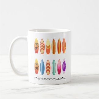 Personalised Surfboards Mug