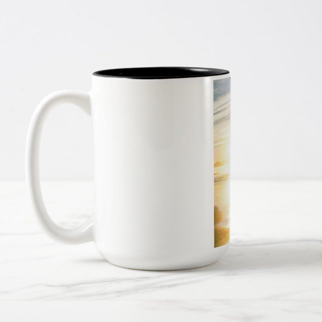 Personalised Surfer Sunset Coffee Mug – Custom Pho (Left)