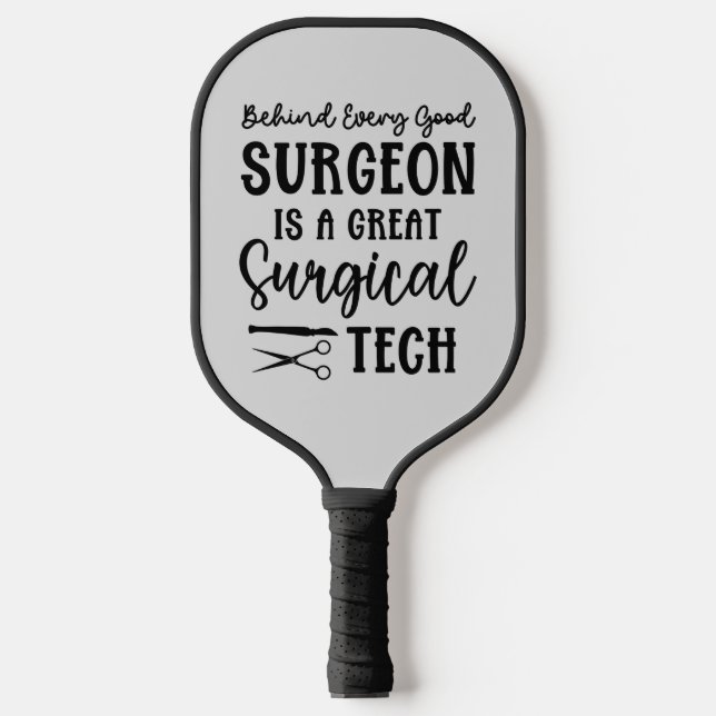 Personalised Surgical Tech | Surgical Technologist Pickleball Paddle (Front)