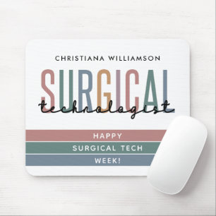 Personalised Surgical Technologist Week OR Tech Mouse Mat