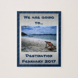 Personalised Surprise Vacation Jigsaw Puzzle