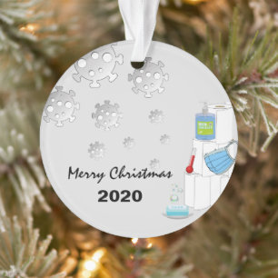 Personalised Survivor 2020 Covid Christmas Tree Ornament